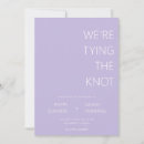 Search for tying the knot wedding invitations Minimalist