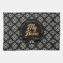 Search for geometry kitchen towels Black
