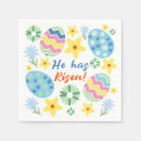 Search for he is risen napkins Floral