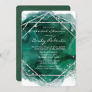 Search for emerald green bridal shower invitations Watercolor