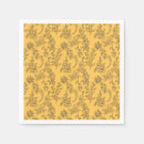 Search for floral napkins Yellow