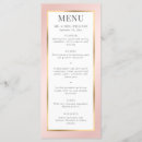 Search for blush pink wedding menus Script