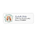 Search for cavalier king charles spaniel return address labels Watercolor
