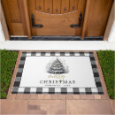 Search for buffalo plaid doormats Black and white