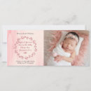 Search for religious birth announcement cards Pink