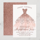 Search for rose gold dress invitations Pink