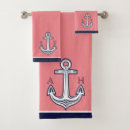 Search for navy blue and coral bathroom accessories Ocean