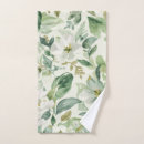 Search for green and white bath towels Leaves