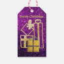 Search for purple christmas gift tags Gold