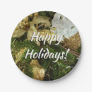 Search for gold and silver christmas plates Xmas