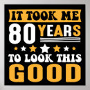 Search for 80th birthday posters Vintage