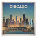 Search for chicago skyline posters Travel