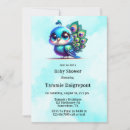 Search for peacock baby shower invitations Watercolor
