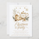 Search for tea christmas invitations Snowflakes
