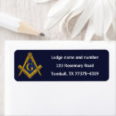 Search for compass return address labels Freemason