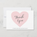Search for heart thank you cards Typography