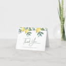 Search for botanical wedding thank you cards Citrus