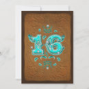 Search for western turquoise invitations Rodeo