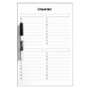 Search for checklist dry erase boards Organization