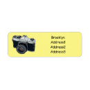 Search for camera return address labels Vintage