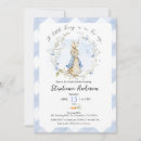 Search for peter rabbit baby boy shower invitations Bunny