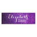 Search for glitter name tags Purple