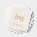 Search for 40th anniversary napkins Chic