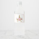 Search for unicorn water bottle labels Unicorn baby shower