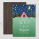 Search for under the stars birthday invitations Moon