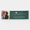 Search for green graduation banners College