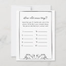 Search for wedding note cards Black and white