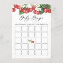Search for bingo baby shower invitations Botanical