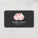 Search for lotus business cards Holistic health