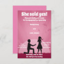 Search for she said yes invitations Rustic