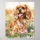 Search for cavalier king charles spaniel art Dog