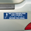Search for handicap parking bumper stickers Disabled