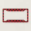 Search for red heart license plate frames Trendy