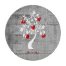 Search for valentine cutting boards Red