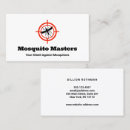 Search for mosquito business cards Pest control