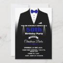 Search for tuxedo birthday invitations Adult