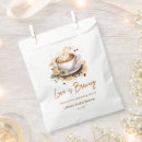 Search for coffee wedding favor bags Love is brewing