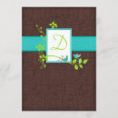 Search for turquoise and brown wedding invitations Flowers