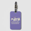 Search for funny puns luggage tags Math