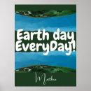 Search for make everyday earth day posters Green