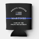 Search for thin blue line can coolers Police officer
