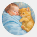 Search for newborn baby stickers Watercolor