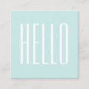 Search for hello business cards Trendy