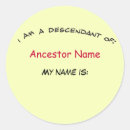 Search for genealogy stickers ancestor