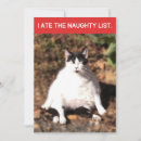 Search for naughty list christmas cards Cat