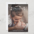 Search for sister birth announcement cards Modern